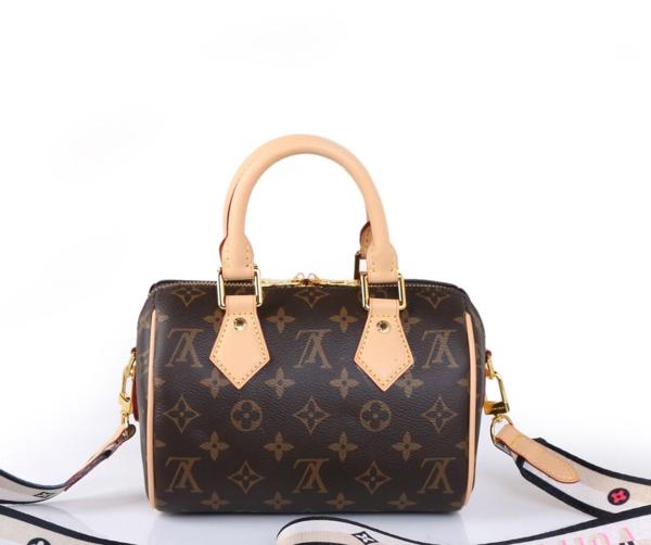 루* 스피디 반둘리에 20 모노그램 스트랩 토트 숄더백