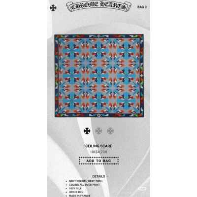 크* 시그니쳐 문양 비비드 스카프