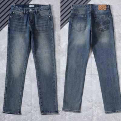 디* 로고 포인트 워싱스판 데님진수입최고급