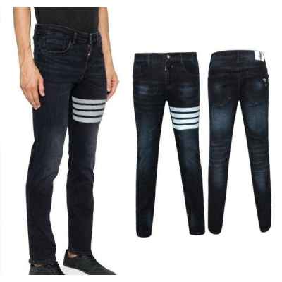 톰* 돌핀 사선 워싱 청바지