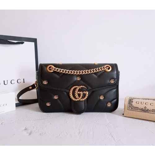 구* 고급 GG 마몬트 스몰 숄더백 443497 AACPG1000 1