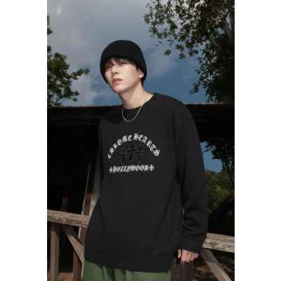 크* 울캐시 세메터리 자수패치 스웨터수입최고급(남녀공용)