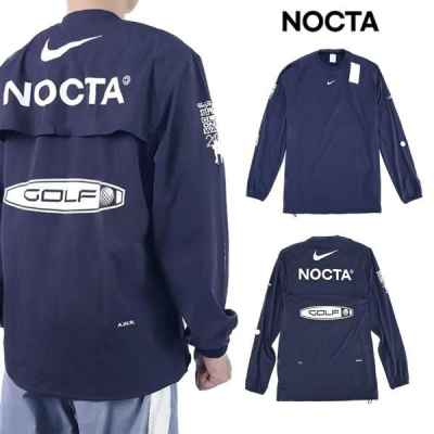 나** x 드레이크 녹타 골프 크루넥 탑 (네이비)