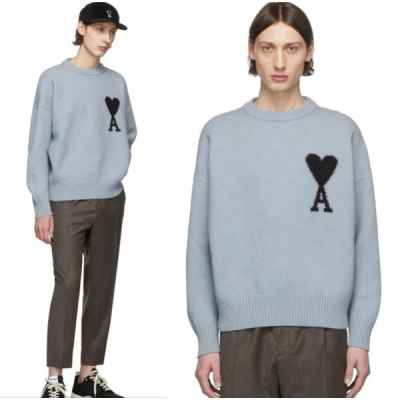 아* 파리스 인타르시아 니트(하늘색)