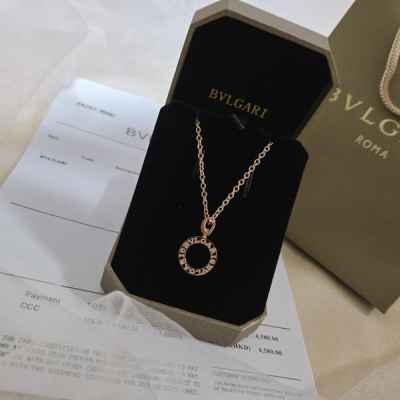 불** 네크리스 목걸이 (로즈골드)