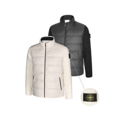 스* 덕다운 니트 자켓