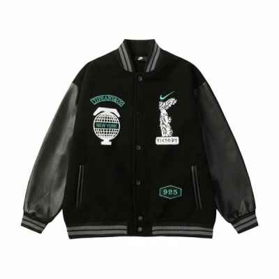 나** X 티** 콜라보 바시티 자켓