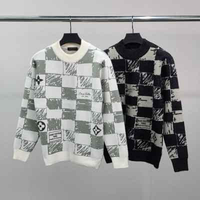 루* 다미에 모헤어 니트