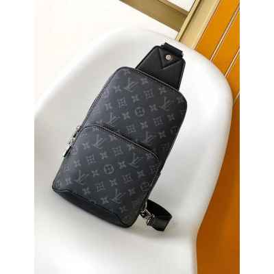 루* 블랙모노 슬링백