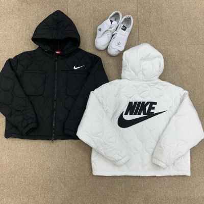 나** 아리 후드 숏 패딩