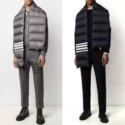 톰* 사선 4bar 스트라이프 패딩머플러수입최고급