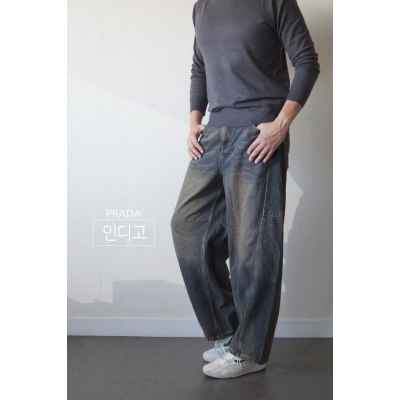 프** 벌룬핏 데님팬츠 (약기모)