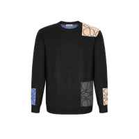 로** 프린트 니트