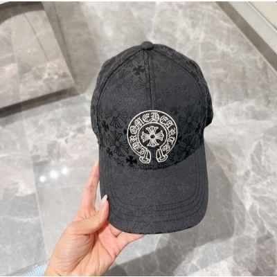 크* 시그니처 패턴 로고 모자 Black