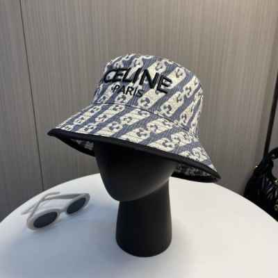 셀** 버킷햇 시그니처 패턴 로고 모자