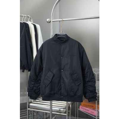 발**** M1159 루프 스포츠 아이콘 셔링 봄버 자켓