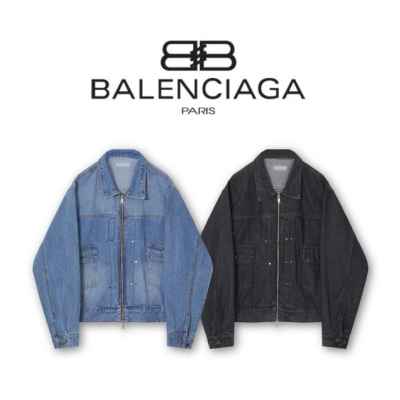 발**** 스터드 PK 데님 자켓