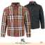 버** 노바 체크 리버시블(양면) 누빔 자켓