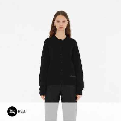 버** 레터링 자수 라운드 가디건 (여성)