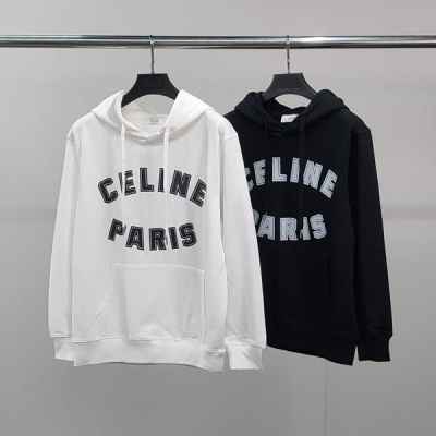 셀** 로고프린팅 코튼 후드티