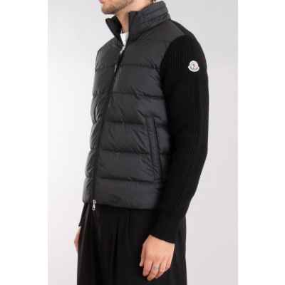 트라코 니트 구스다운패딩