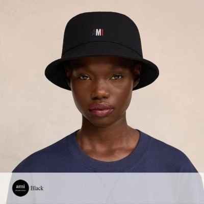 아* 파리 자수 버킷햇