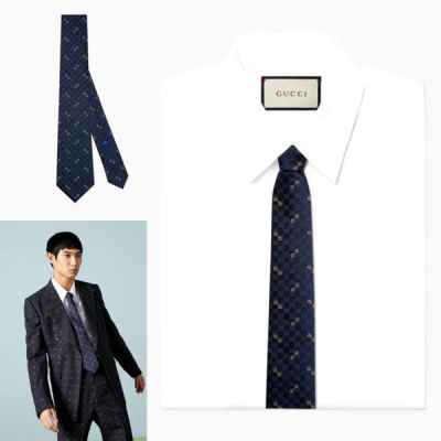 구* 멀티패턴 실크 자카드 넥타이