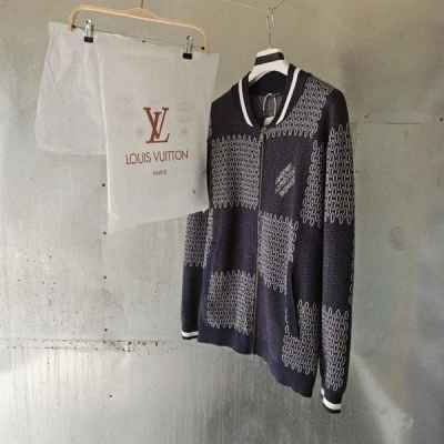 루* 다미에 퀼티드 코튼 보머