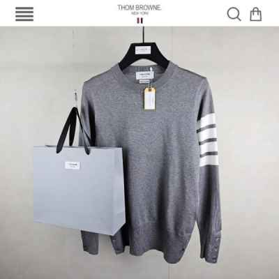 톰* 캐시미어 사선 니트 신상 그레이