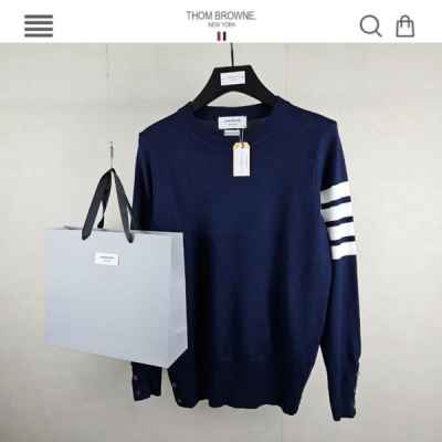 톰* 캐시미어 사선 니트 신상 네이비