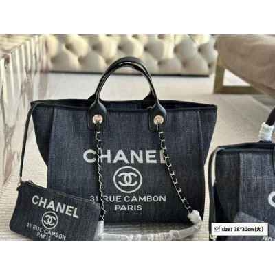 샤* 데님 고급 도빌백