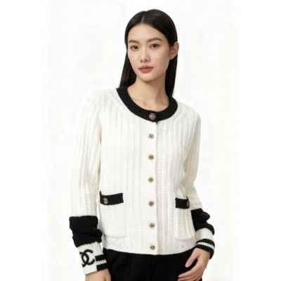 샤* 코코네쥬 메탈릭 울캐시 가디건