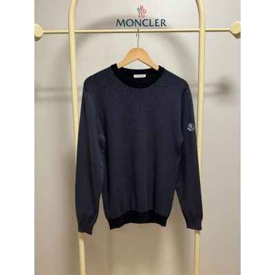 흰검패치 스트라이프 니트