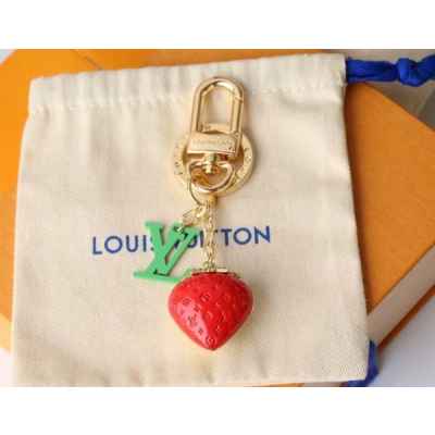 루* 딸기 디자인 키 홀더 키링