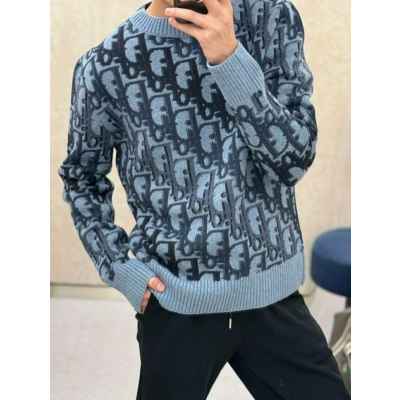 디* 오블리크 패턴 울니트