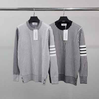 톰* 사선완장 스트라이프 울 니트