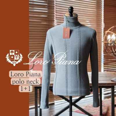 [특가] 로* 피아나 최고급 캐시미어 올드머니 클레식 목폴라 터틀넥 1+1