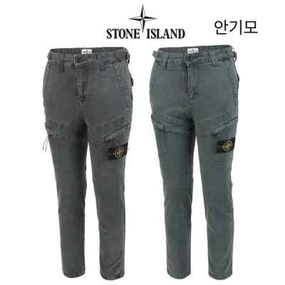 스* 안기모 피그먼트워싱 스판 카고 베이직핏 팬츠