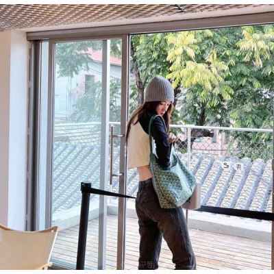 고** 고급 보헴 호보백 그린