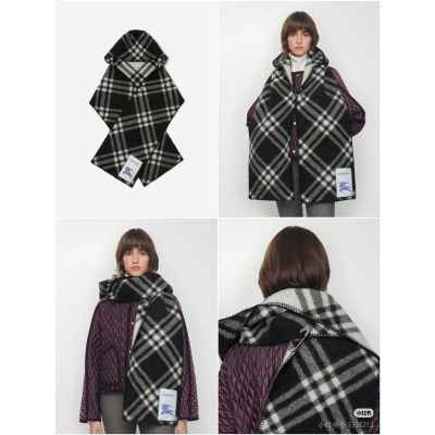 버** 후드 목도리