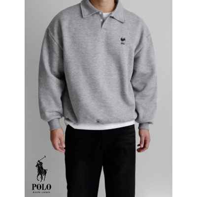 폴* 베어 기모 카라맨투맨