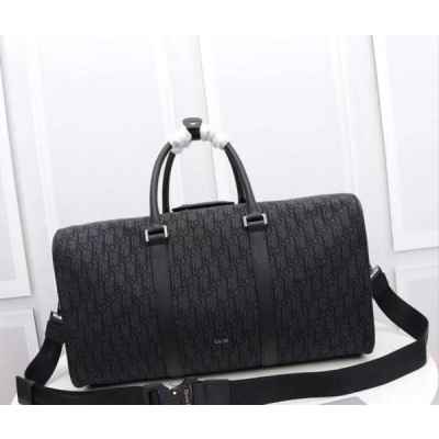 디* 오블리크 자카드 링고 50 보스턴백 여행가방