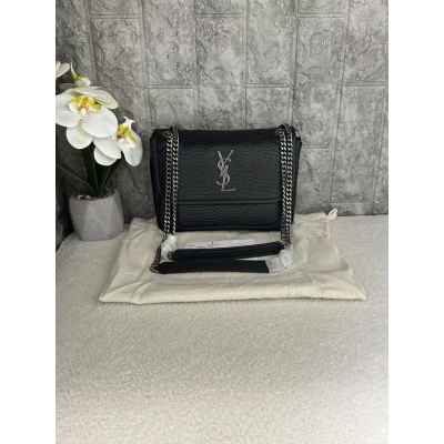 생** 니키 레더 숄더백