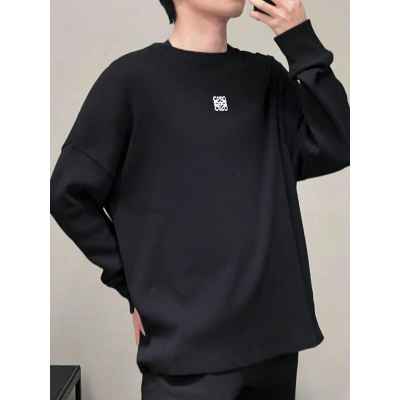 로** 25 아나그램 스몰로고 골지 맨투맨  수입