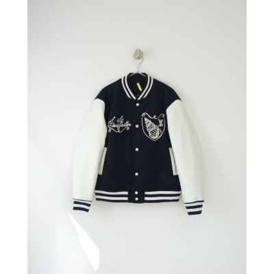 루* 시쉘 자수 바시티 자켓  수입