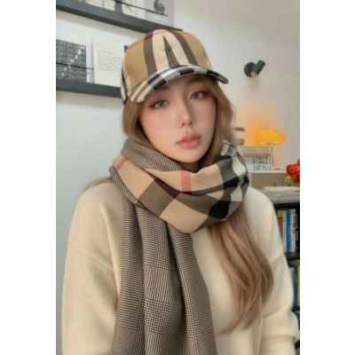 버** 자이언트 체크 코튼 볼캡 수입